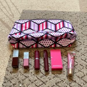 Clinique makeup with bag